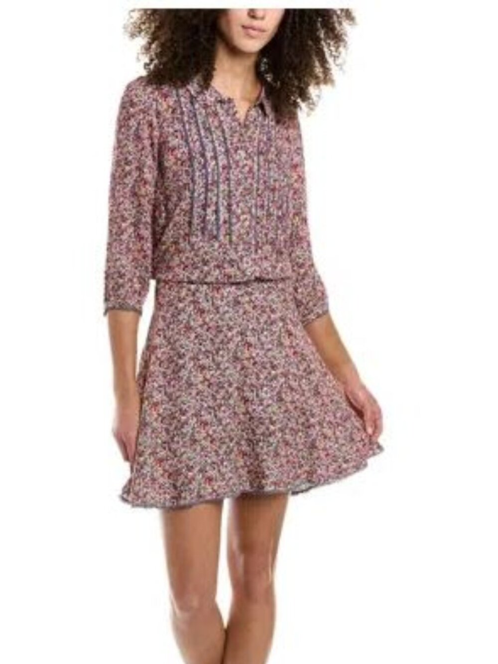 Zadig & Voltaire Raspail Crinkle Flower Dress
